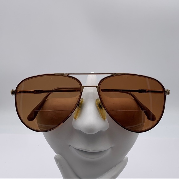Vintage L’AMY Gold Aviator Sunglasses Frames - Picture 1 of 7